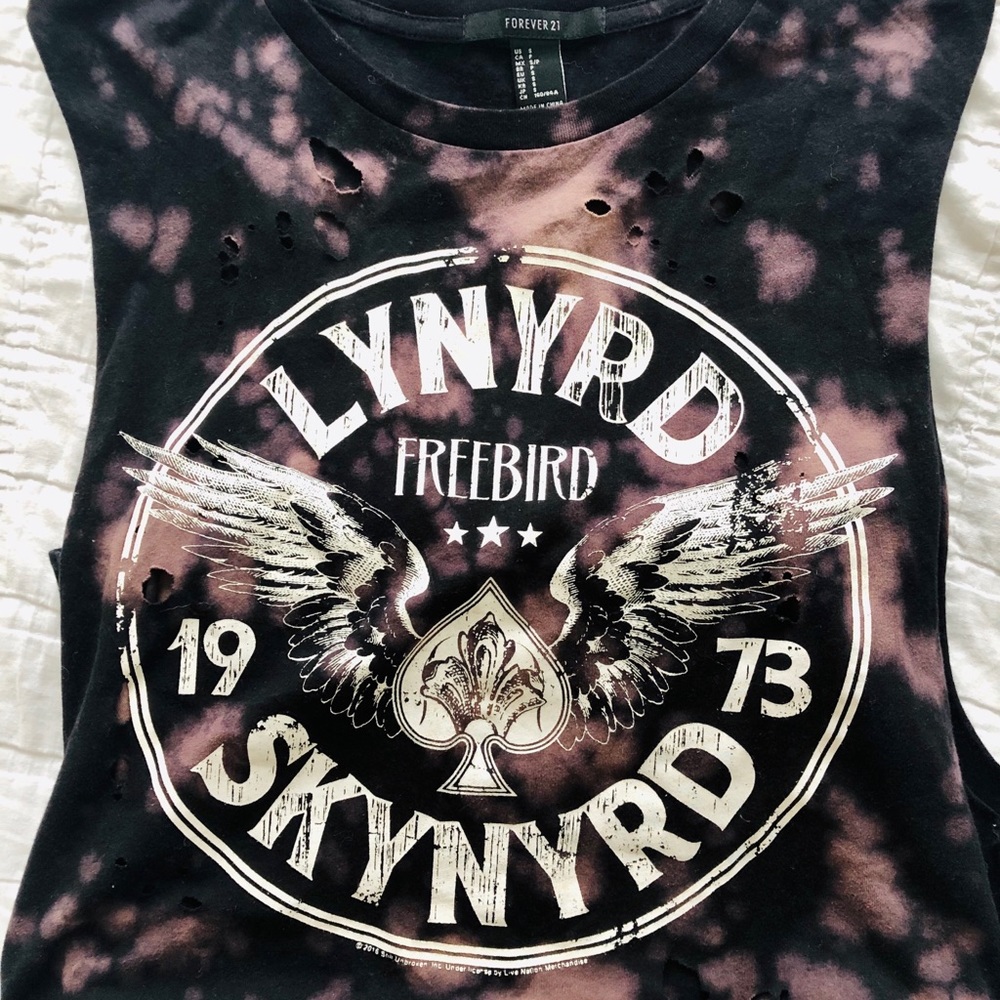 Tie dye band T-shirt